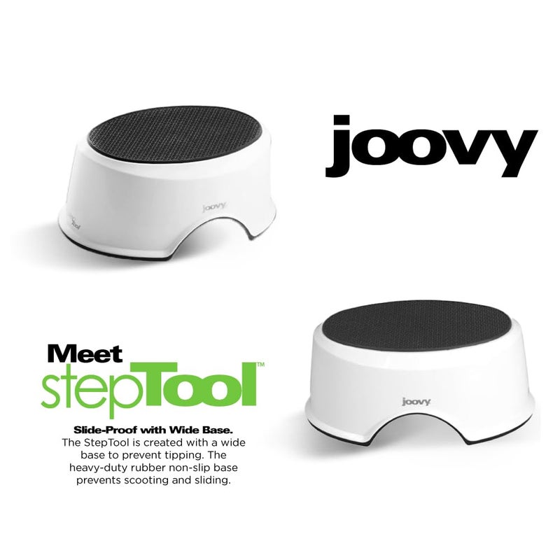 Joovy StepTool Toddler Step Stool with No-Slide Grips on Top and Bottom and Sturdy, Stackable Design, Holds Up to 300 lb. - BPA, PVC & Phthalate Free - Image 3